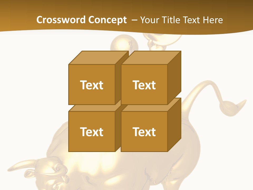 Bull Market Ride PowerPoint Template