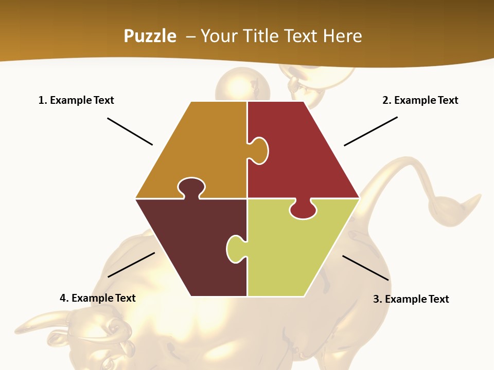 Bull Market Ride PowerPoint Template