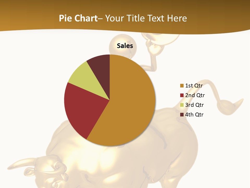 Bull Market Ride PowerPoint Template