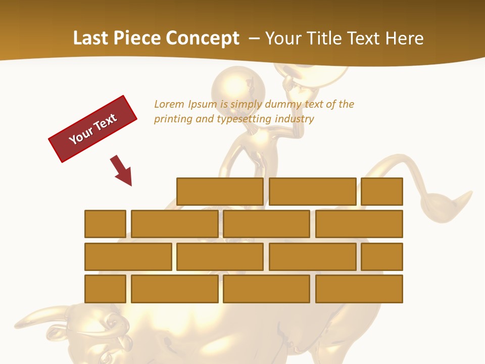 Bull Market Ride PowerPoint Template