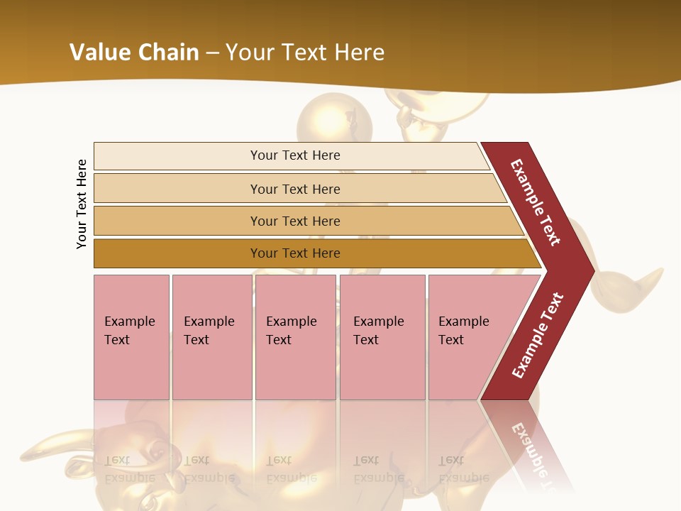Bull Market Ride PowerPoint Template