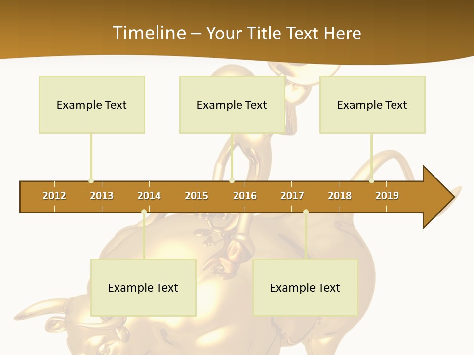 Bull Market Ride PowerPoint Template