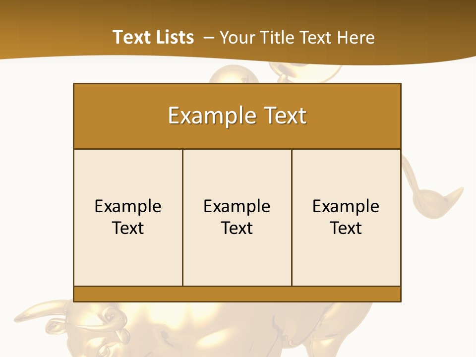 Bull Market Ride PowerPoint Template