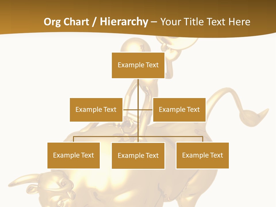 Bull Market Ride PowerPoint Template
