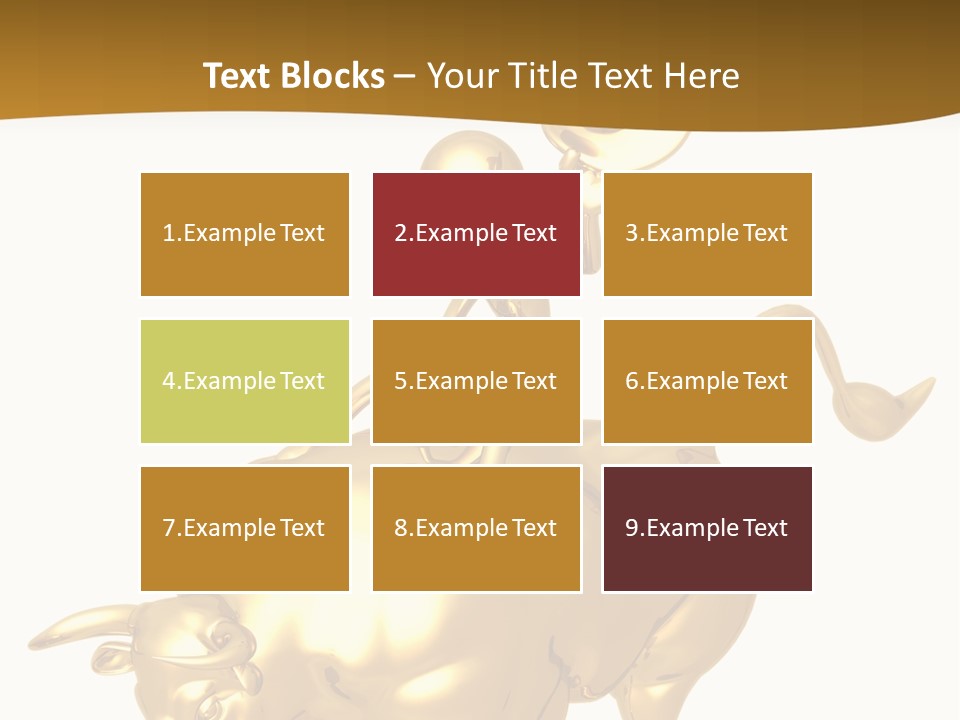 Bull Market Ride PowerPoint Template