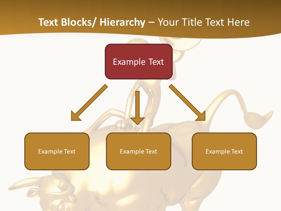 Bull Market Ride PowerPoint Template