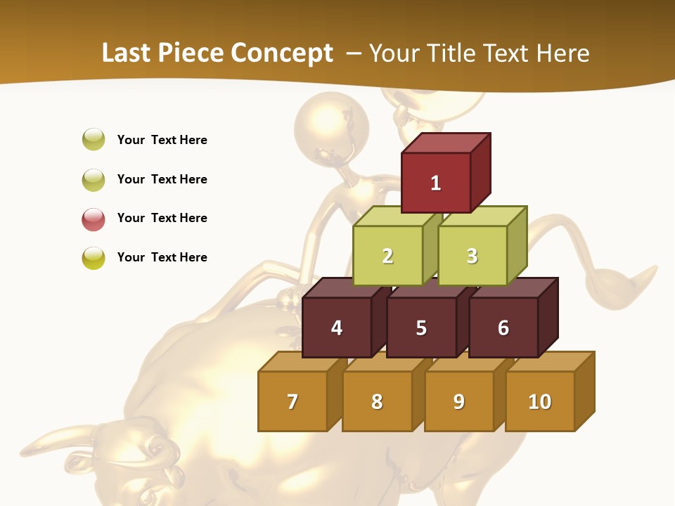 Bull Market Ride PowerPoint Template