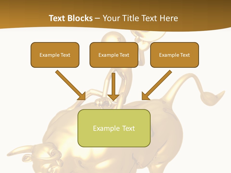 Bull Market Ride PowerPoint Template