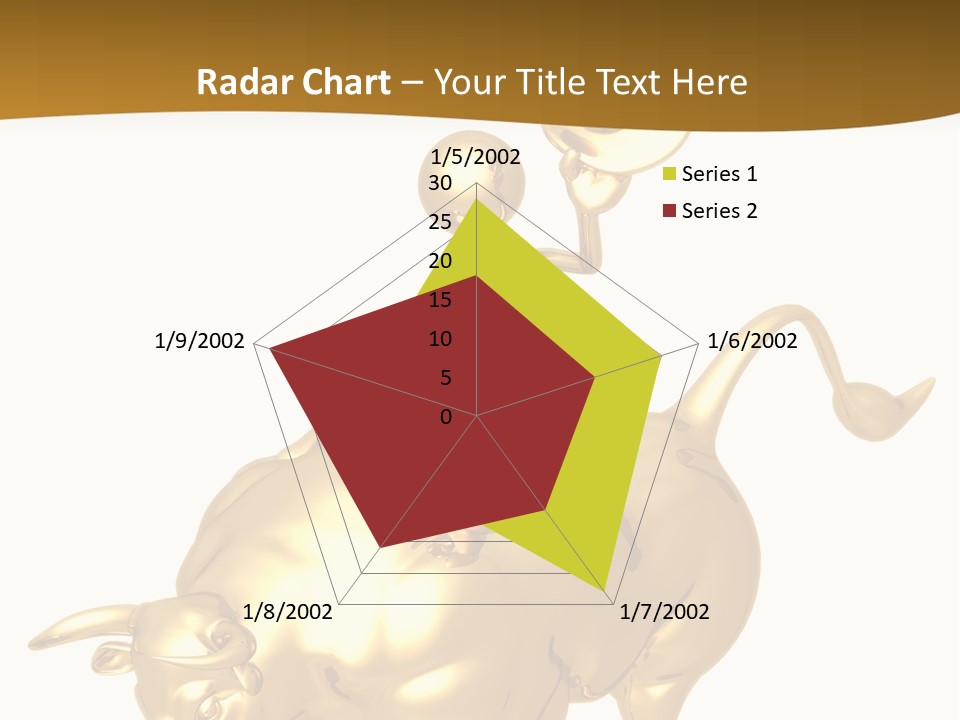 Bull Market Ride PowerPoint Template