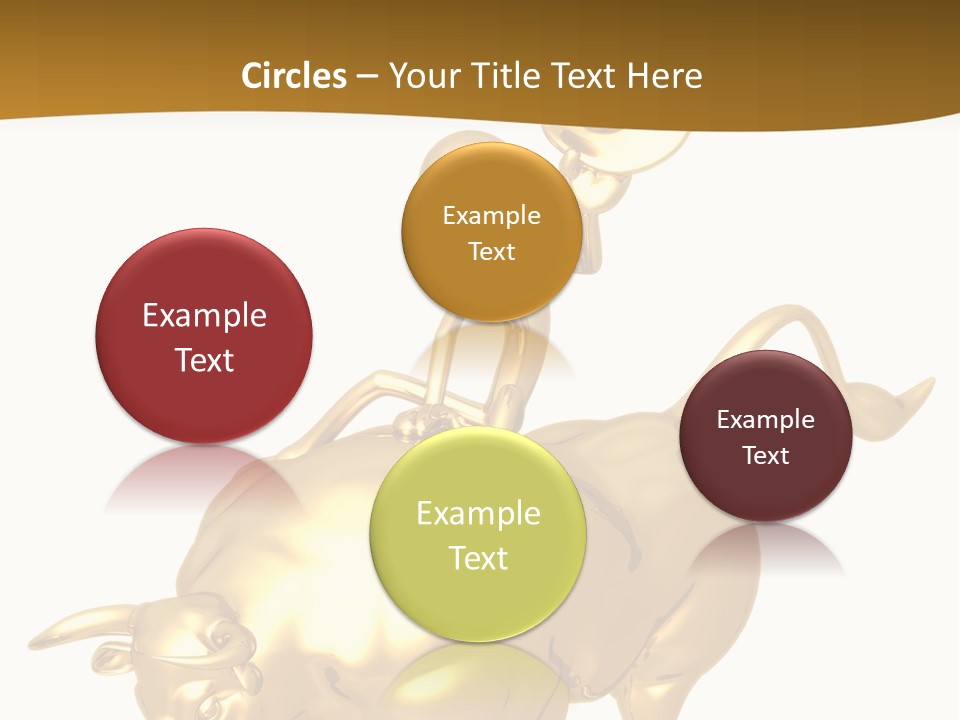 Bull Market Ride PowerPoint Template