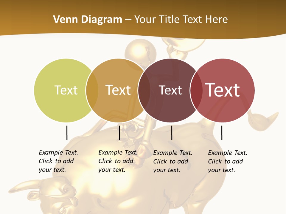 Bull Market Ride PowerPoint Template