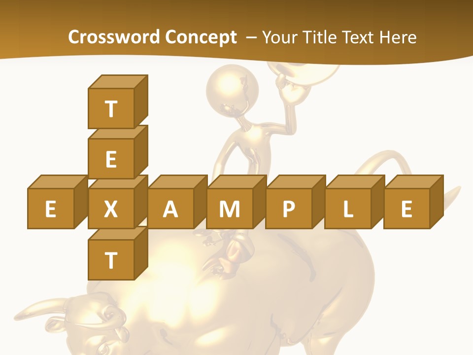 Bull Market Ride PowerPoint Template