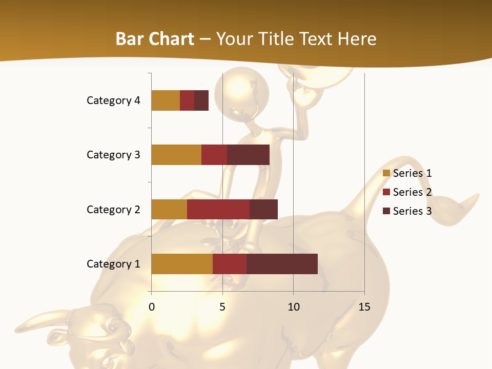 Bull Market Ride PowerPoint Template