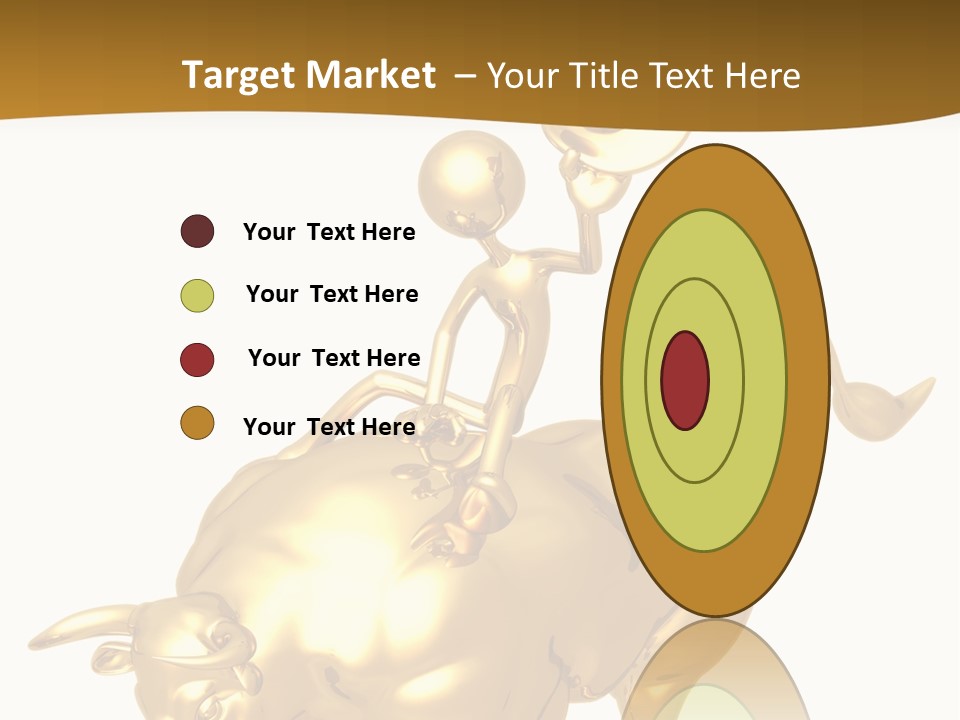 Bull Market Ride PowerPoint Template