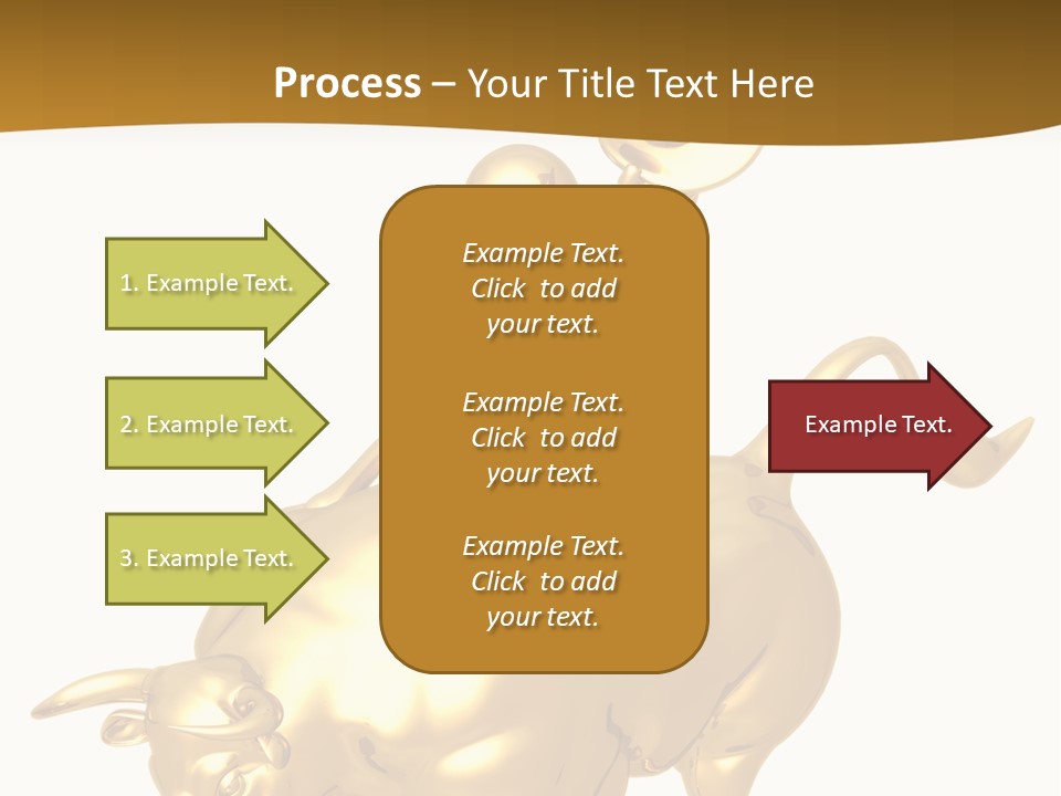 Bull Market Ride PowerPoint Template