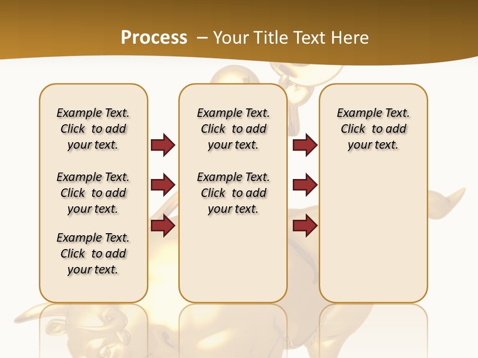 Bull Market Ride PowerPoint Template