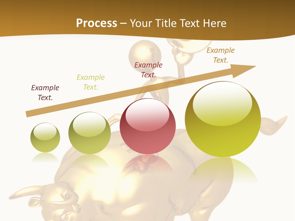 Bull Market Ride PowerPoint Template
