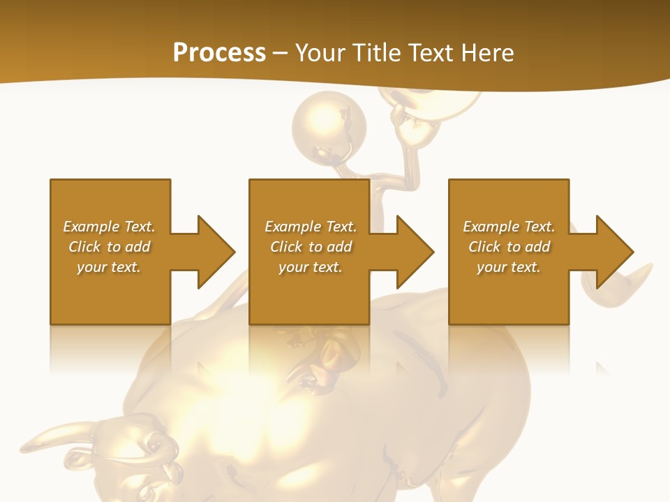 Bull Market Ride PowerPoint Template