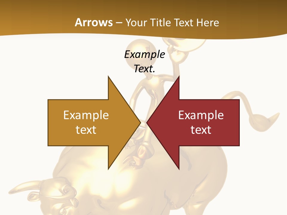 Bull Market Ride PowerPoint Template