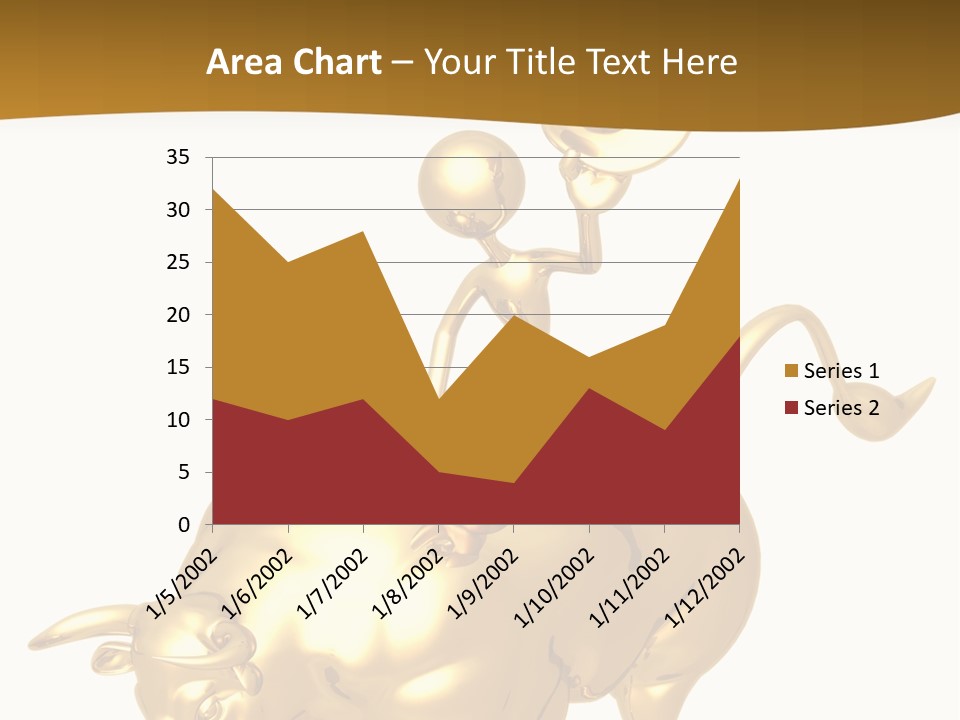 Bull Market Ride PowerPoint Template