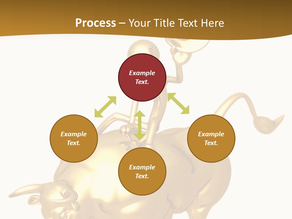 Bull Market Ride PowerPoint Template