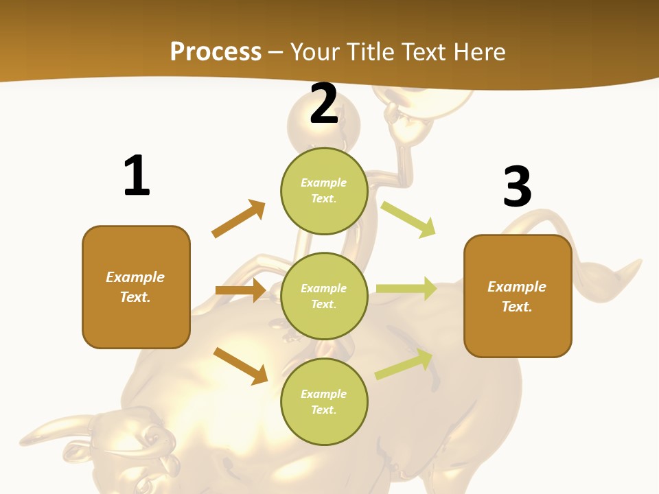 Bull Market Ride PowerPoint Template