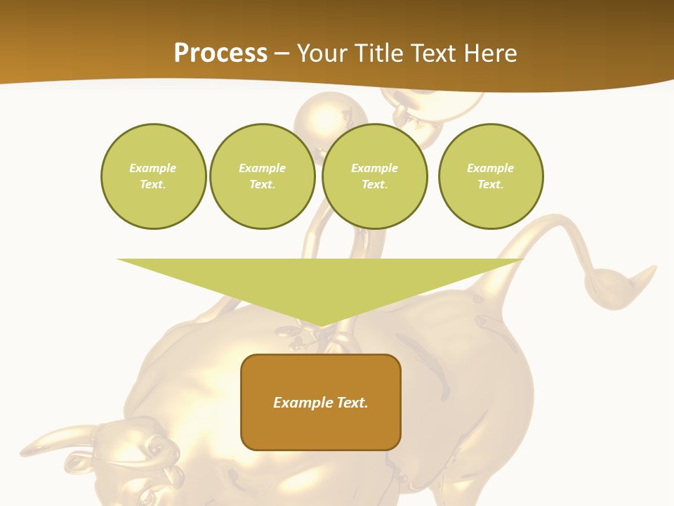 Bull Market Ride PowerPoint Template