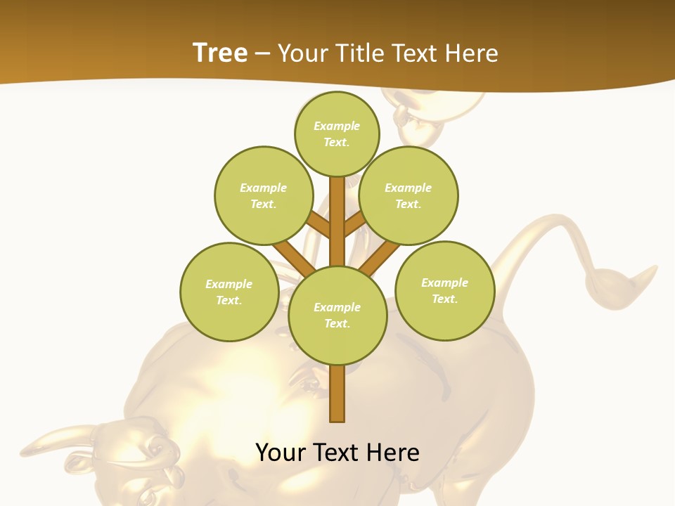 Bull Market Ride PowerPoint Template