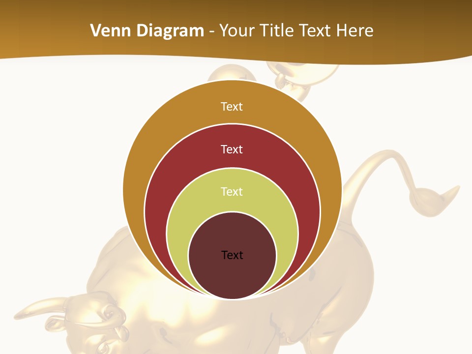 Bull Market Ride PowerPoint Template