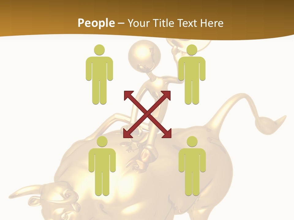 Bull Market Ride PowerPoint Template