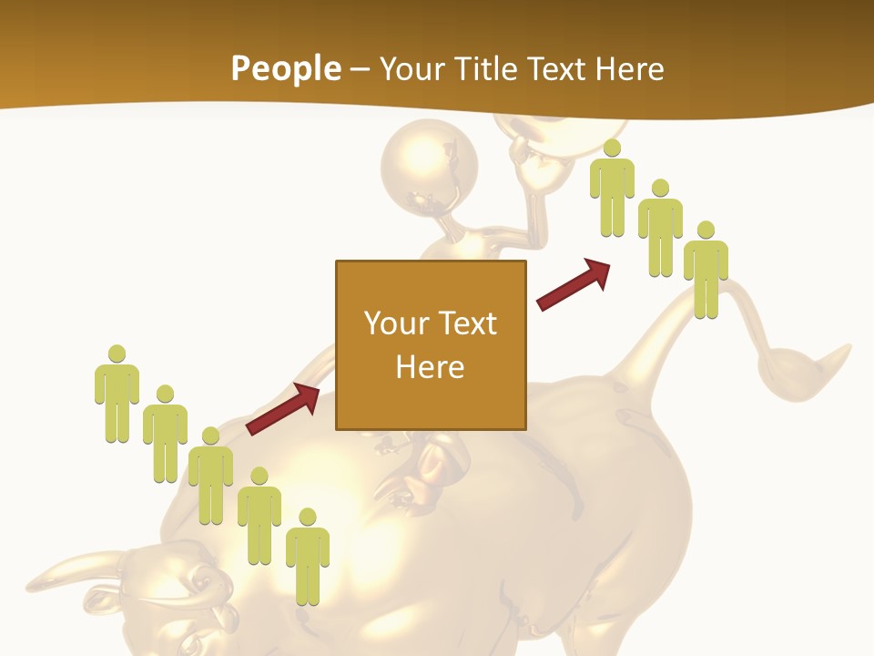Bull Market Ride PowerPoint Template