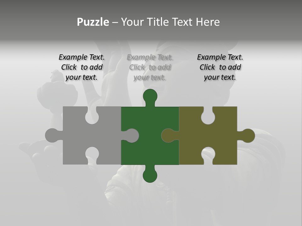 The Buddha Worshiper PowerPoint Template