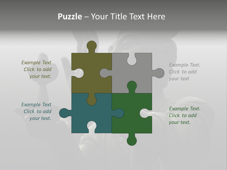 The Buddha Worshiper PowerPoint Template