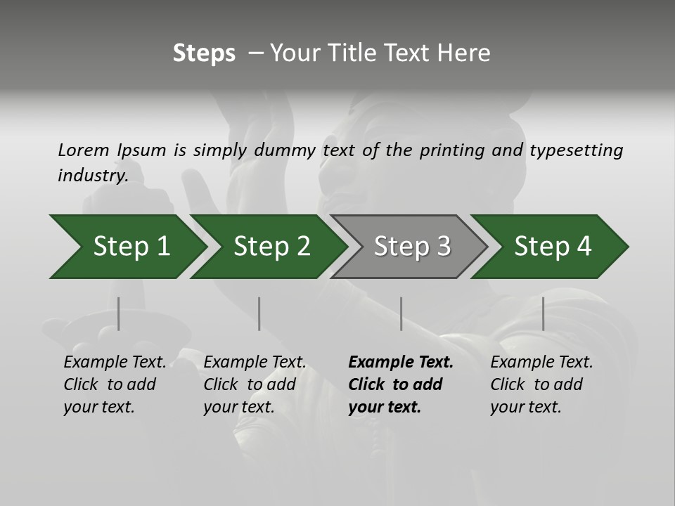 The Buddha Worshiper PowerPoint Template