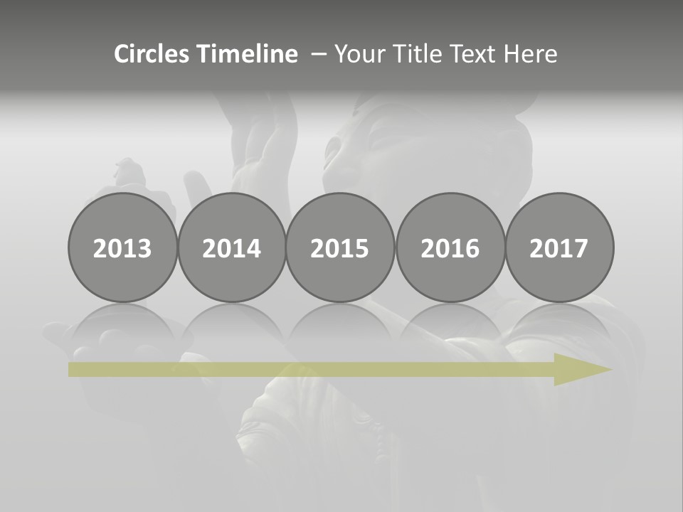 The Buddha Worshiper PowerPoint Template