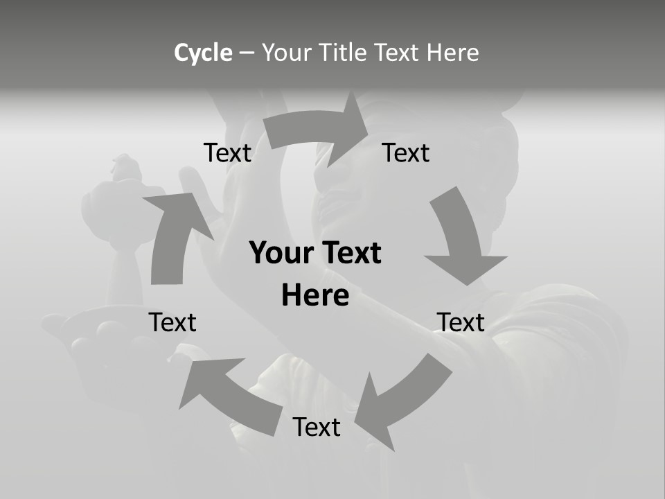 The Buddha Worshiper PowerPoint Template