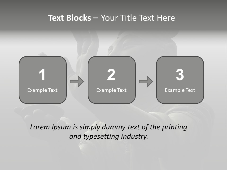 The Buddha Worshiper PowerPoint Template