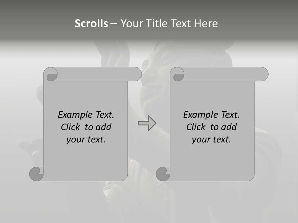 The Buddha Worshiper PowerPoint Template
