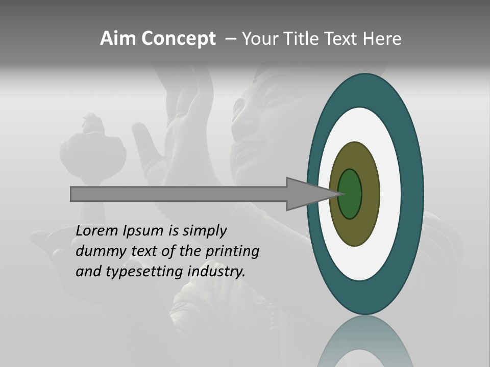 The Buddha Worshiper PowerPoint Template