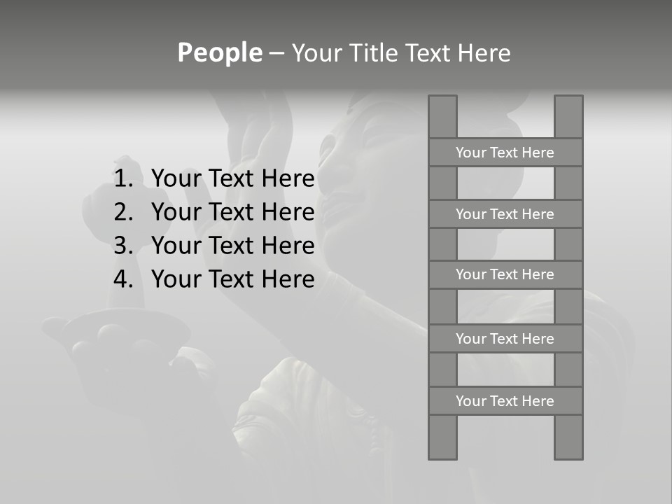The Buddha Worshiper PowerPoint Template