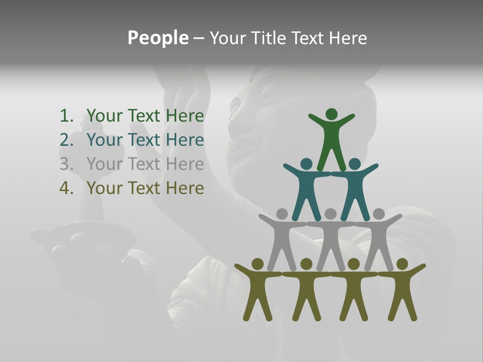 The Buddha Worshiper PowerPoint Template