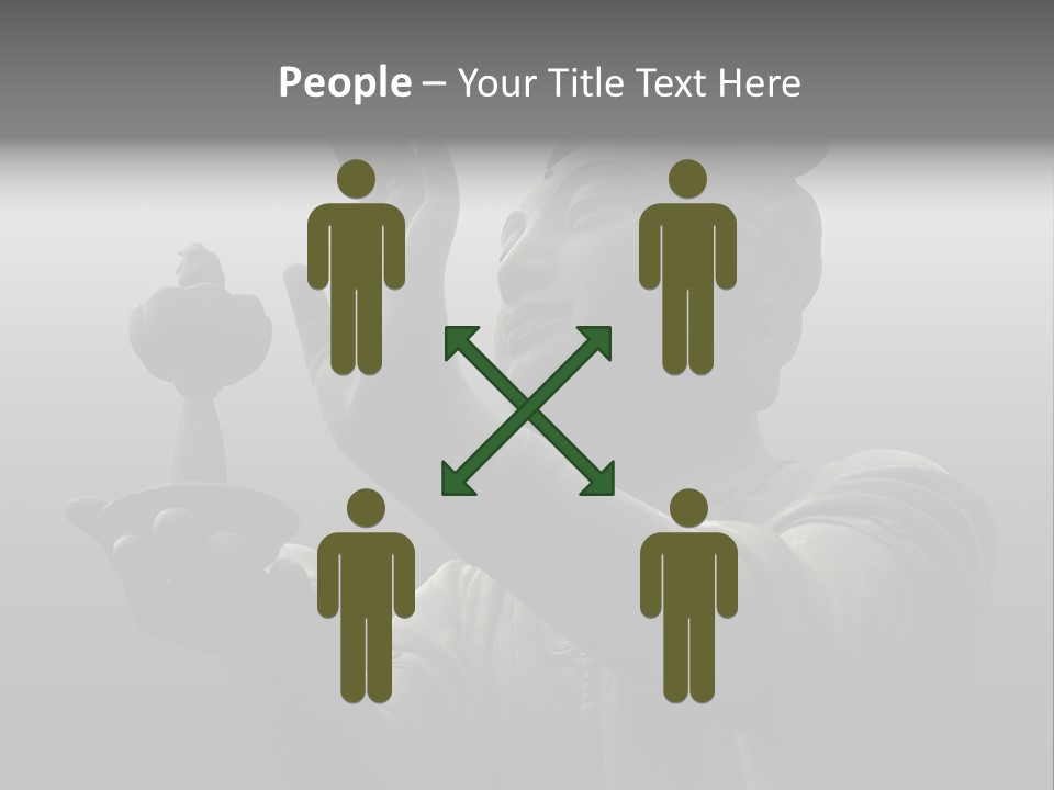 The Buddha Worshiper PowerPoint Template