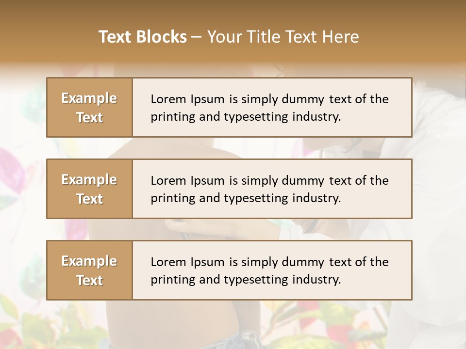 Young And Cute Female Doctor Visiting With A Stethoscope A Little Boy PowerPoint Template