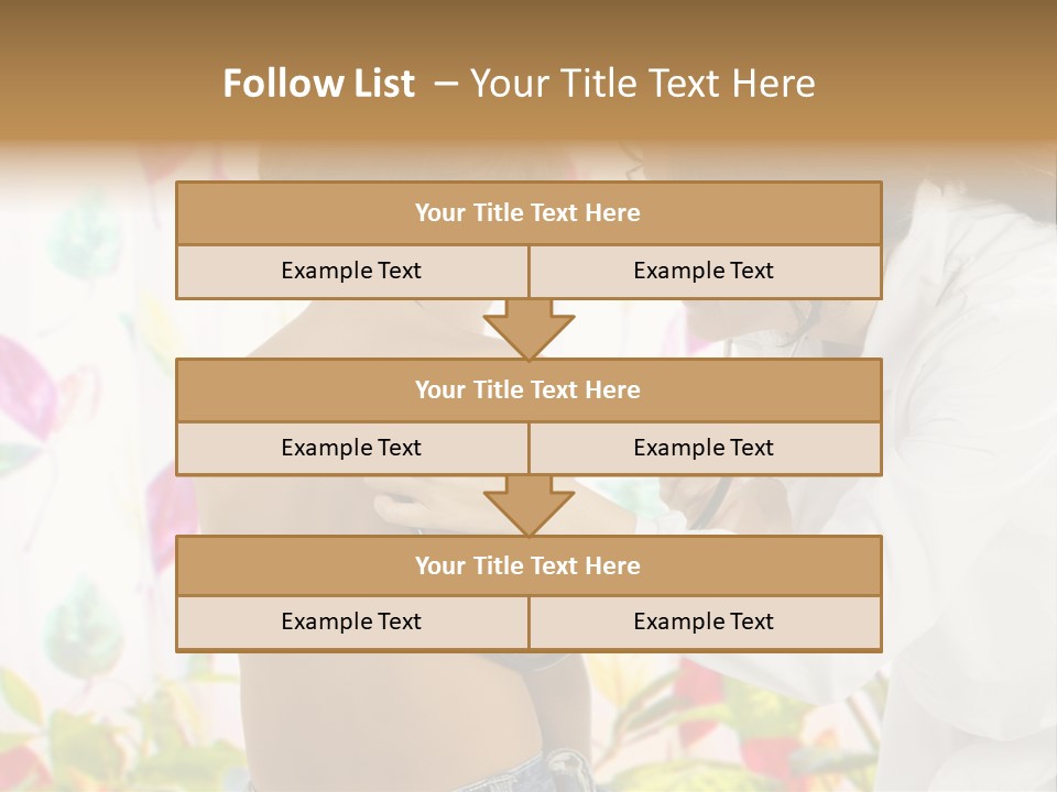 Young And Cute Female Doctor Visiting With A Stethoscope A Little Boy PowerPoint Template