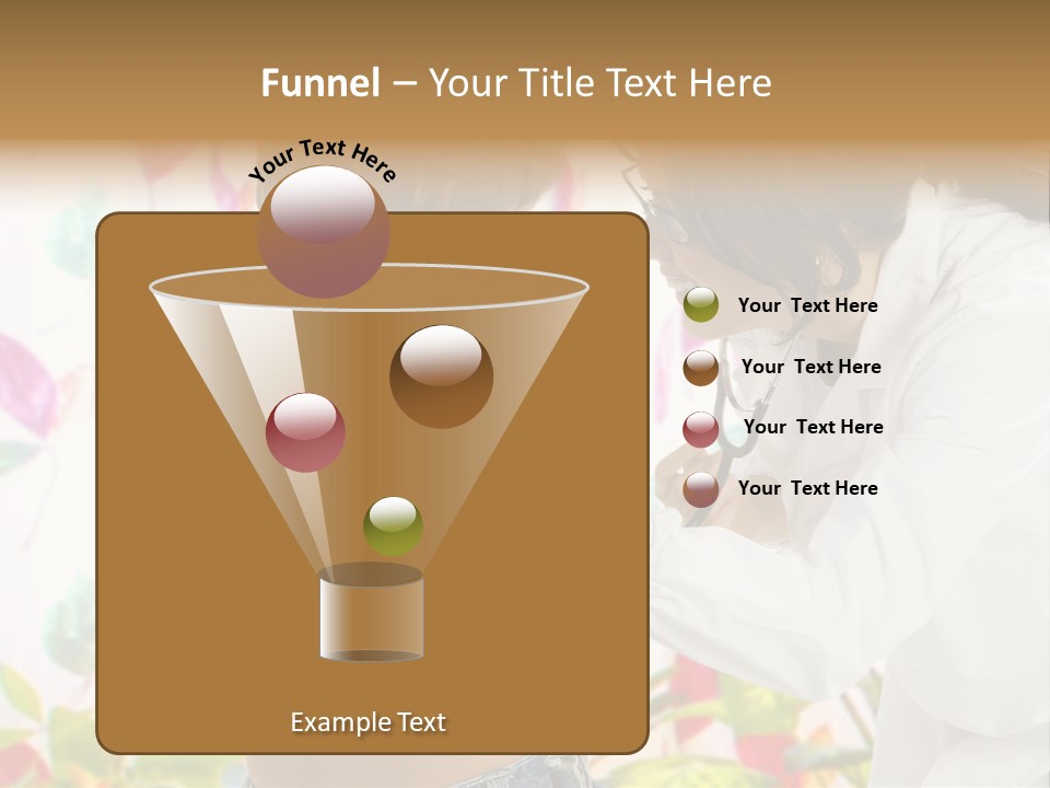 Young And Cute Female Doctor Visiting With A Stethoscope A Little Boy PowerPoint Template