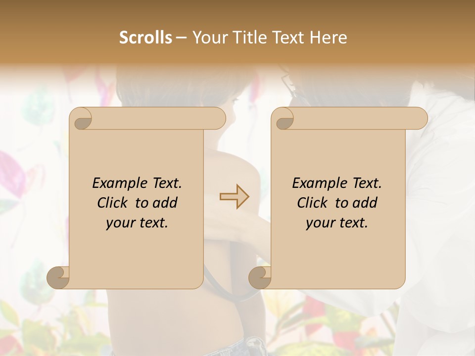 Young And Cute Female Doctor Visiting With A Stethoscope A Little Boy PowerPoint Template