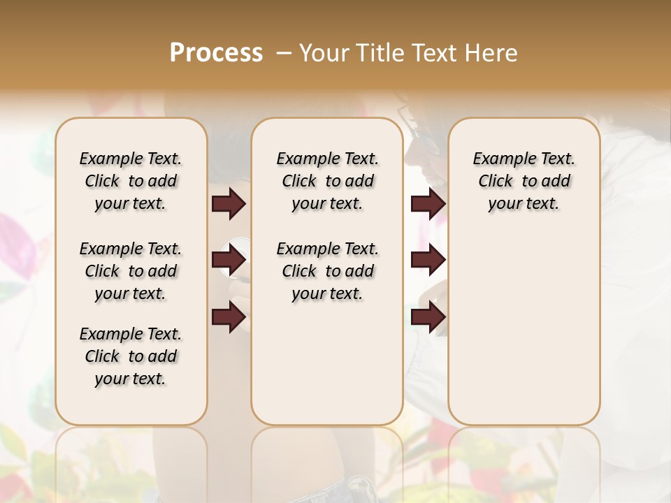 Young And Cute Female Doctor Visiting With A Stethoscope A Little Boy PowerPoint Template