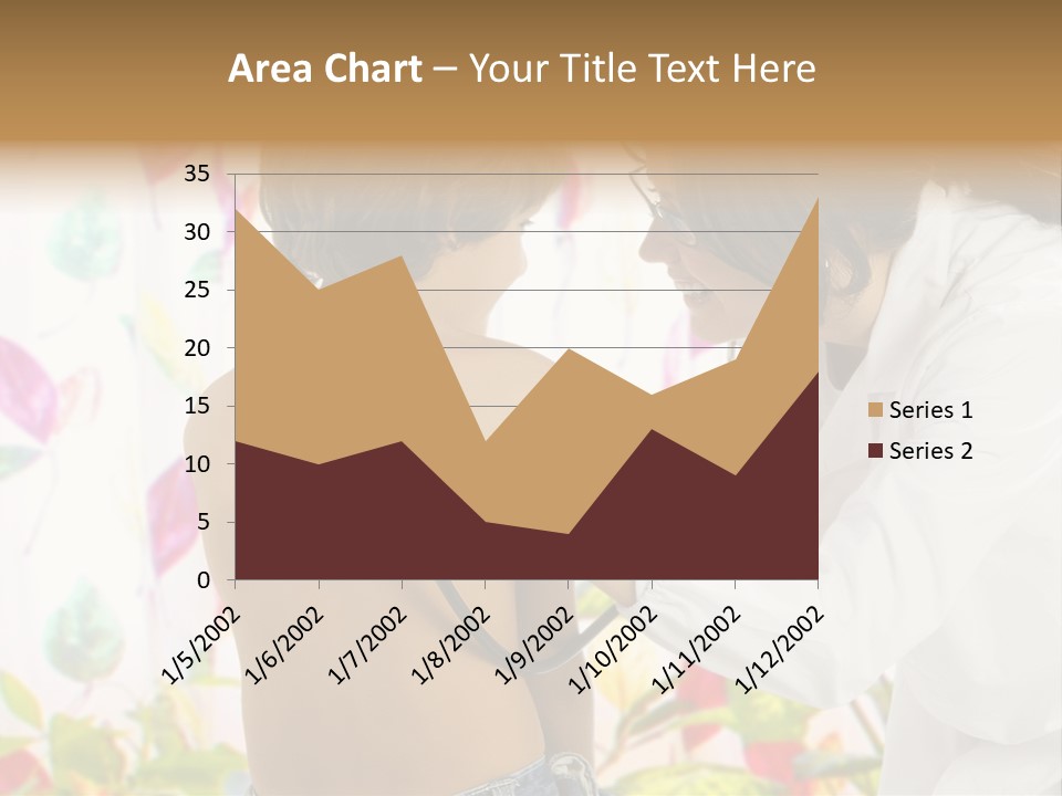 Young And Cute Female Doctor Visiting With A Stethoscope A Little Boy PowerPoint Template