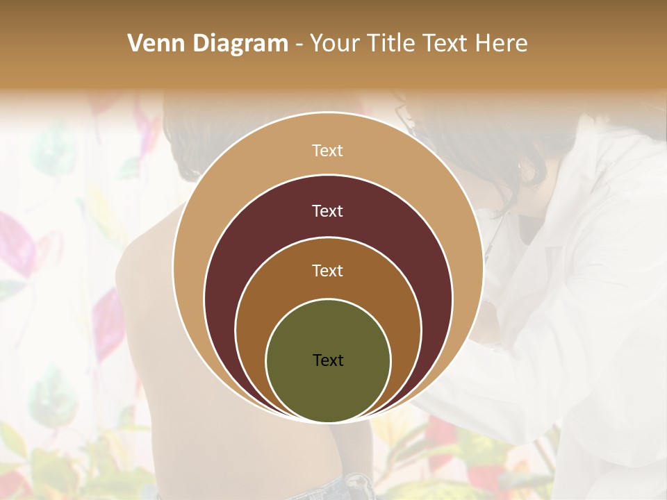 Young And Cute Female Doctor Visiting With A Stethoscope A Little Boy PowerPoint Template