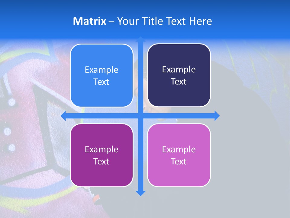 A Man In A Hoodie Writing On A Wall With Graffiti PowerPoint Template